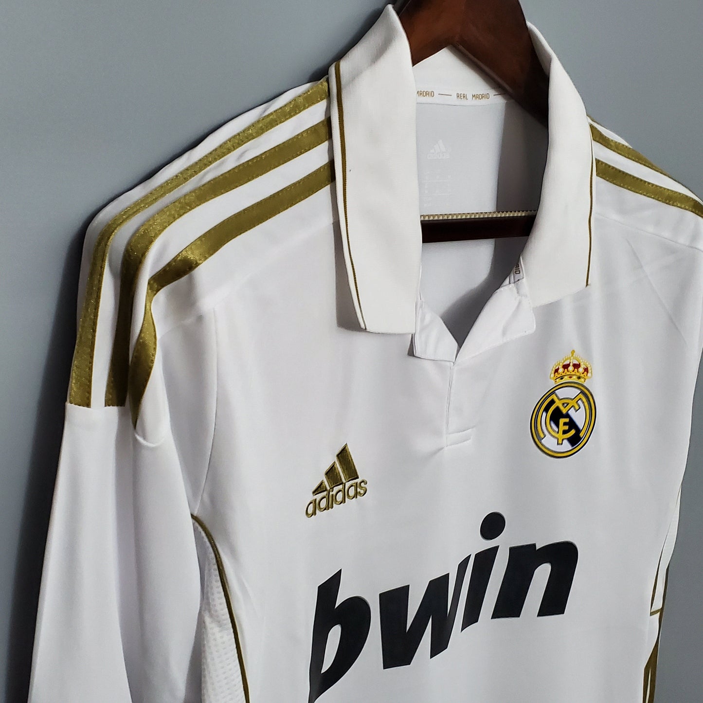 Camisa Real Madrid Titular 11/12 - Versão Retrô Manga Longa