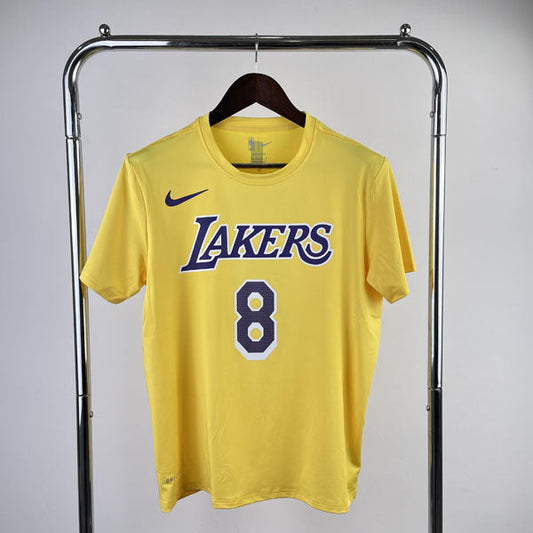 Camiseta  Los Angeles Lakers Kobe Bryant 8 DRI-FIT Amarela