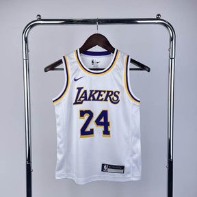 Regata Infantil  Los Angeles Lakers Kobe Bryant 24 Branca