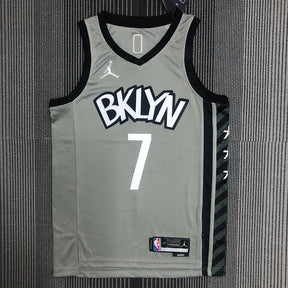 Regata  Brooklyn Nets Edição 75 anos 21/22 Kevin Durant Cinza
