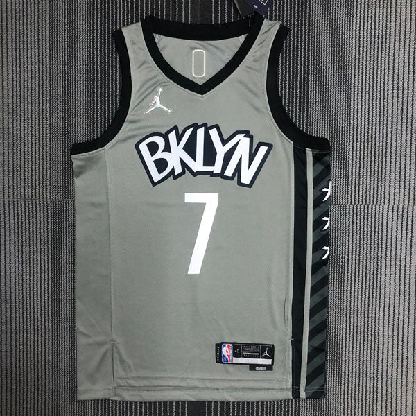 Regata  Brooklyn Nets Edição 75 anos 21/22 Kevin Durant Cinza