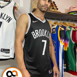 Regata  Brooklyn Nets Icon Edição 75 anos Kevin Durant Preta
