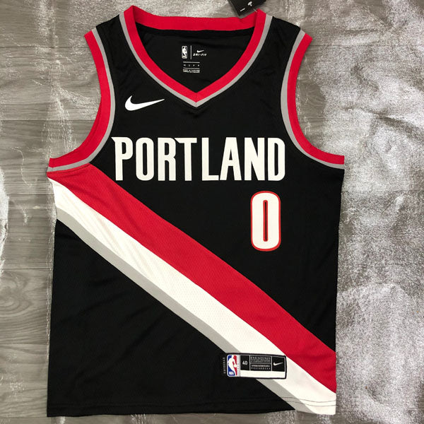Regata  Portland Trail Blazers Icon Edition Damian Lillard Preta