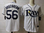 Camisa MLB Tampa Bay Rays Branca Torcedor