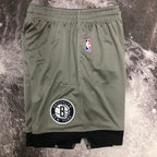 Short  Brooklyn Nets Statement Cinza