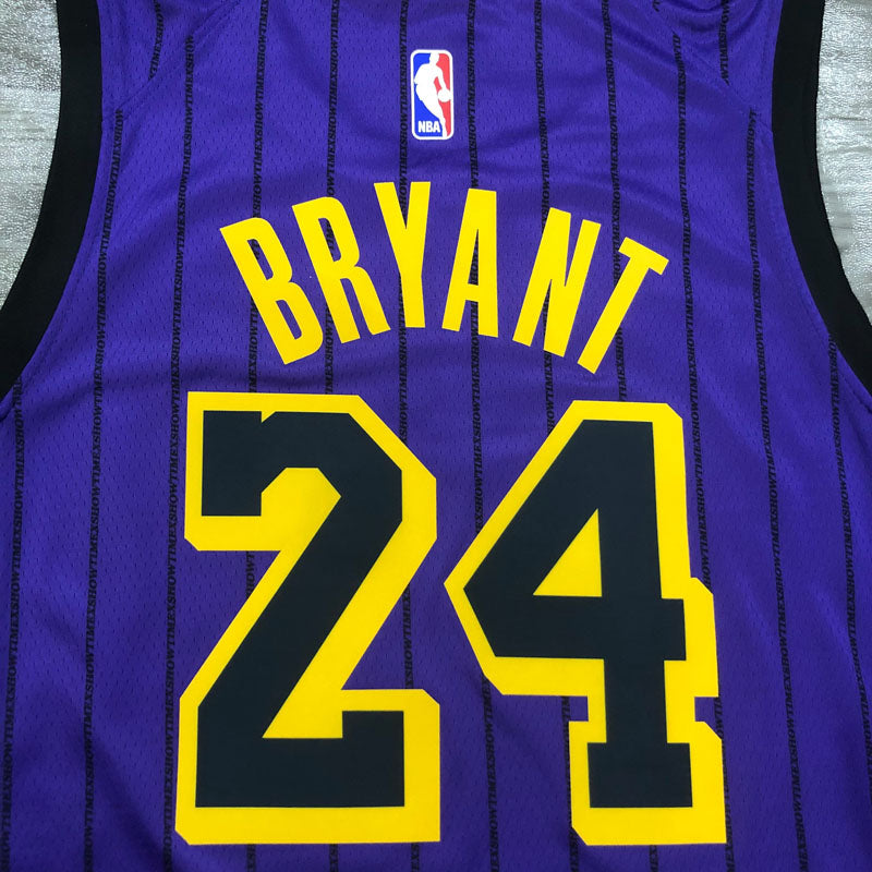 Regata  Los Angeles Lakers City Edition 18/19 Kobe Bryant 24 Roxa