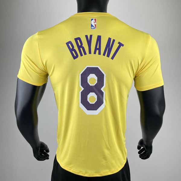 Camiseta  Los Angeles Lakers Kobe Bryant 8 DRI-FIT Amarela