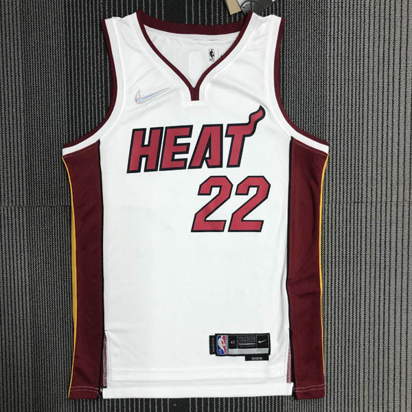 Regata  Miami Heat Association Edição 75 anos Jimmy Butler Branca