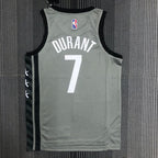 Regata  Brooklyn Nets Edição 75 anos 21/22 Kevin Durant Cinza