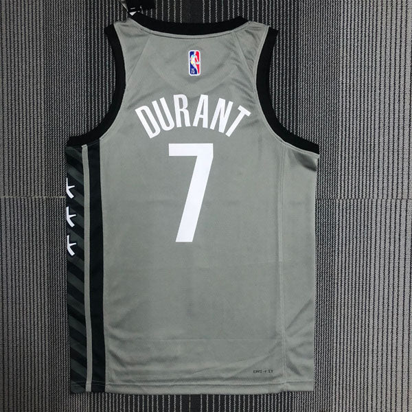 Regata  Brooklyn Nets Edição 75 anos 21/22 Kevin Durant Cinza