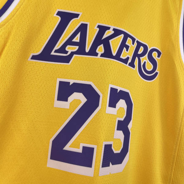 Regata Infantil  Los Angeles Lakers LeBron James 23 Amarela