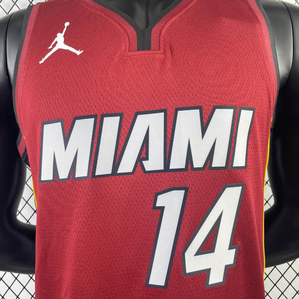 Regata  Miami Heat Statement Edition 23/24 Tyler Herro Vermelha