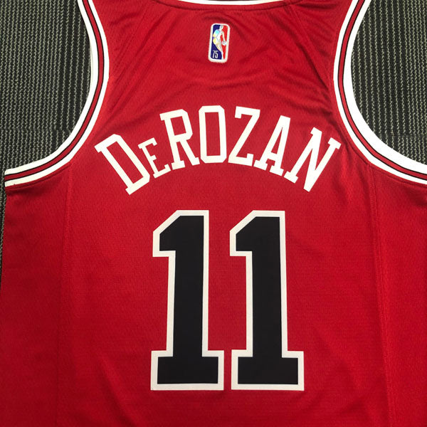 Regata  Chicago Bulls Icon Edição 75 anos DeRozan Vermelha