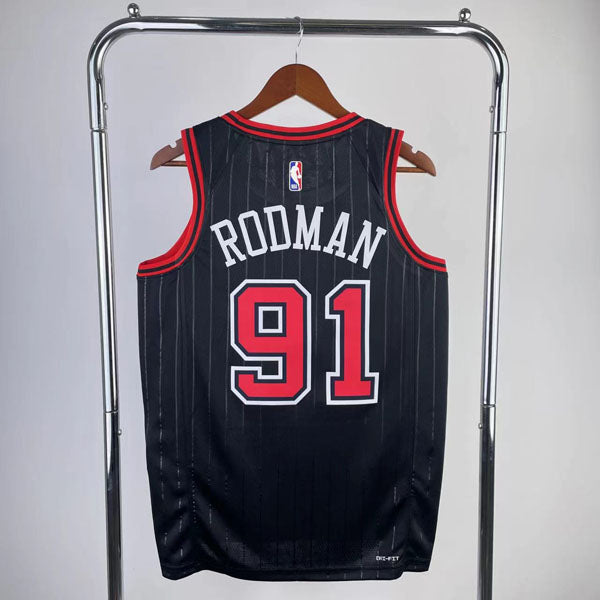 Regata  Chicago Bulls Statement 23/24 Dennis Rodman Preta