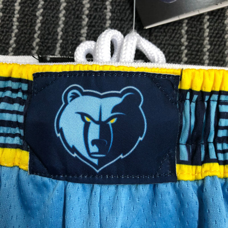 Short  Memphis Grizzlies Statement Edição 75 anos 21/22 Azul Claro
