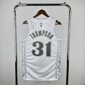 Regata  Dallas Mavericks City Edition 24/25 Klay Thompson Branca