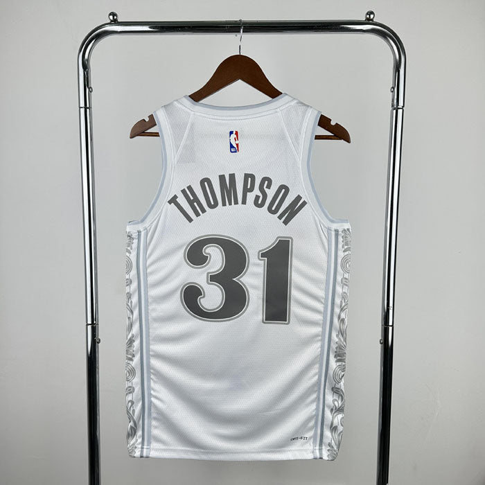 Regata  Dallas Mavericks City Edition 24/25 Klay Thompson Branca
