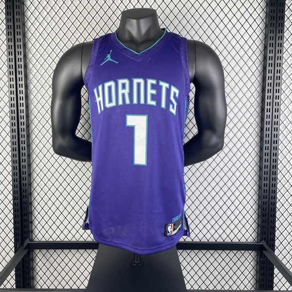 Regata  Charlotte Hornets Statement Edition LaMelo Ball Roxa