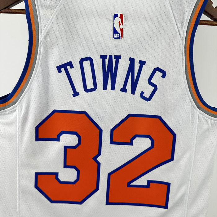 Regata  New York Knicks Association Edition 24/25 Karl-Anthony Towns Branca
