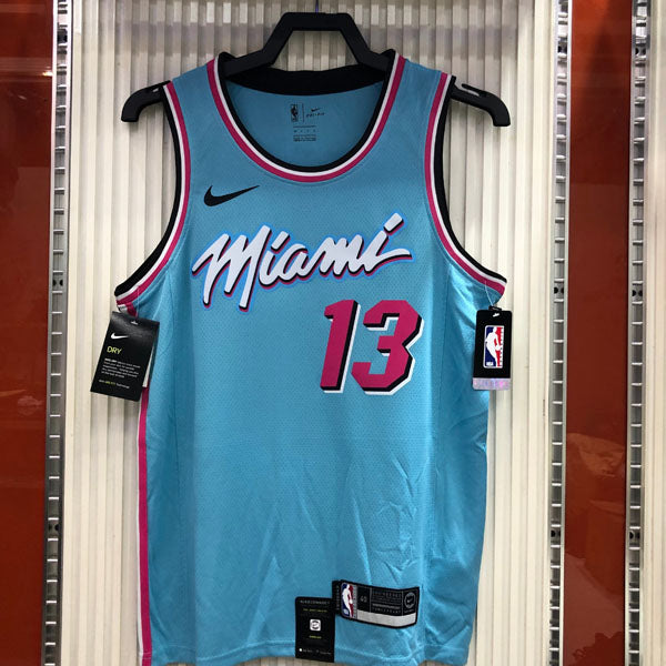 Regata  Miami Heat Vice Edition Bam Adebayo Azul