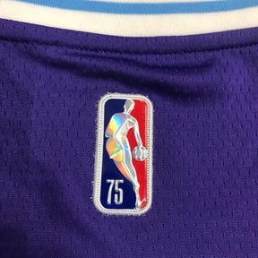 Regata  Lakers Edição Diamante 75 anos City 21/22 Lebron James 23 Roxa