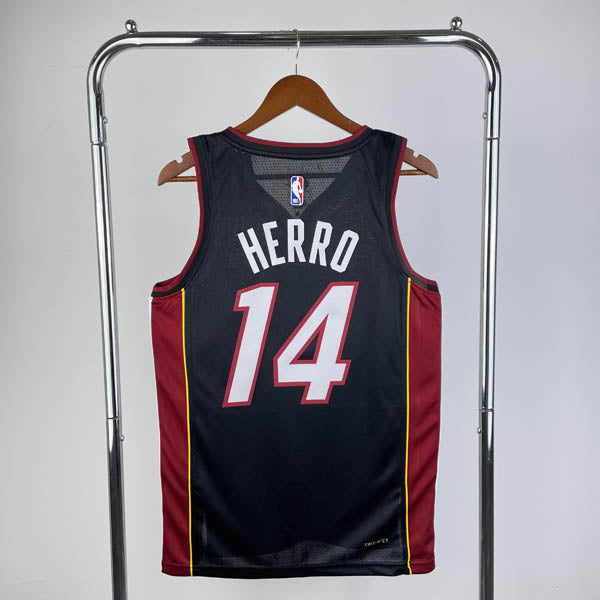 Regata  Miami Heat Icon Edition 24/25 Tyler Herro Preta