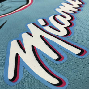 Regata  Miami Heat Vice Edition Bam Adebayo Azul