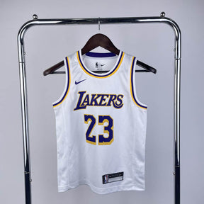Regata Infantil  Los Angeles Lakers LeBron James 23 Branca