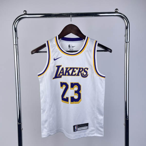 Regata Infantil  Los Angeles Lakers LeBron James 23 Branca