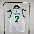 Regata Infantil  Boston Celtics Jaylen Brown Branca