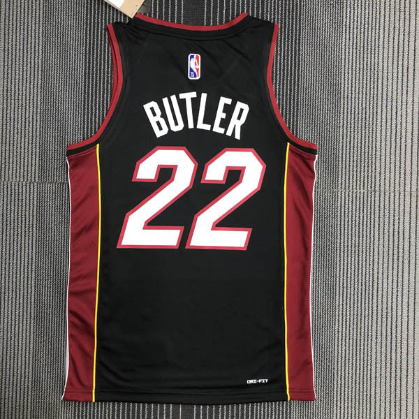 Regata  Miami Heat Icon Edição 75 anos Jimmy Butler Preta