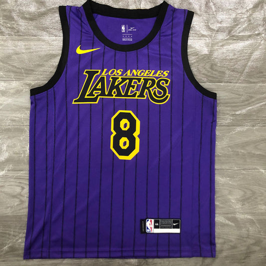 Regata  Los Angeles Lakers City Edition 18/19 Kobe Bryant 8 Roxa