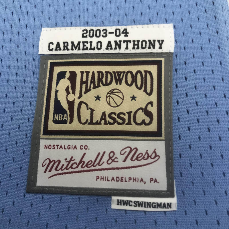 Regata Denver Nuggets Retrô Mitchell & Ness 2003/2004 Carmelo Anthony