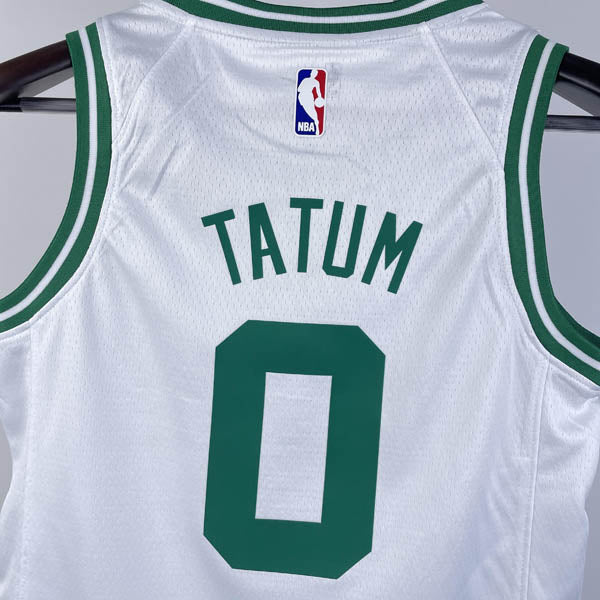 Regata Infantil  Boston Celtics Jayson Tatum Branca