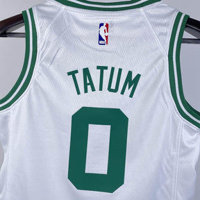 Regata Infantil  Boston Celtics Jayson Tatum Branca