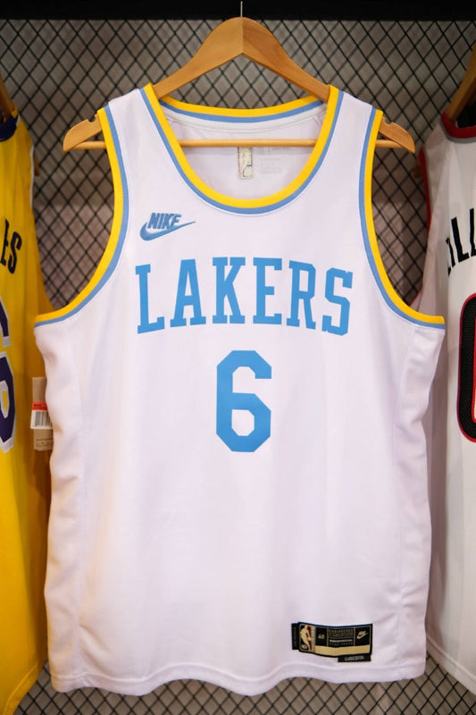 Regata  Los Angeles Lakers Classic Edition 22/23 LeBron James Branca