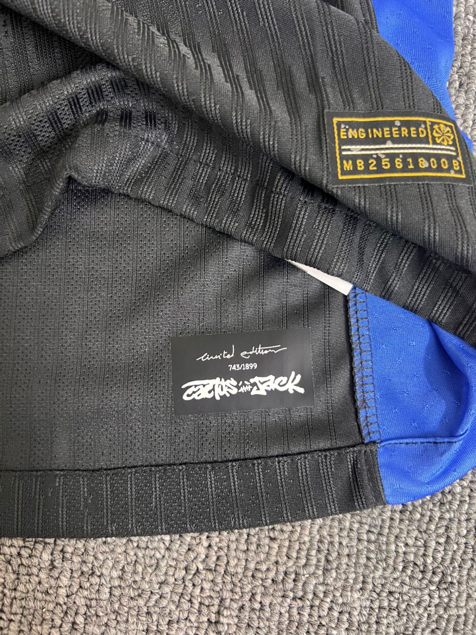 Camisa Barcelona x Travis Scott Cactus Jack Preta (Versão Jogador)