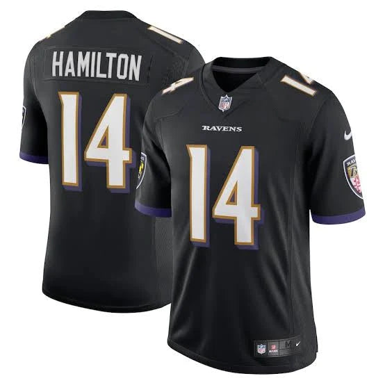 Camisa NFL Baltimore Ravens Vapor Limited Preta