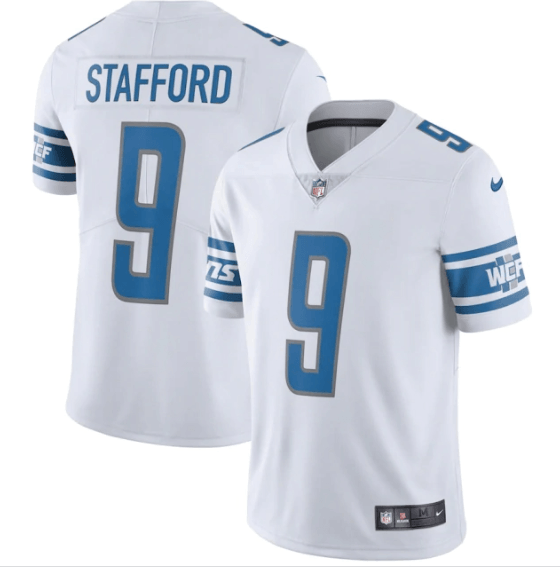 Camisa  Detroit Lions Vapor Limited Branca