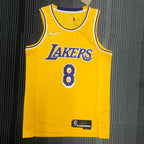 Regata Los Angeles Lakers Edição 75 anos Kobe Bryant 8 Amarela