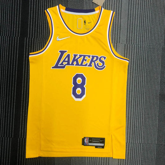 Regata Los Angeles Lakers Edição 75 anos Kobe Bryant 8 Amarela