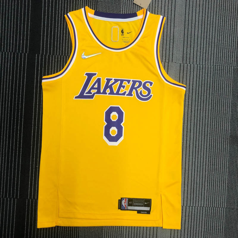 Regata Los Angeles Lakers Edição 75 anos Kobe Bryant 8 Amarela