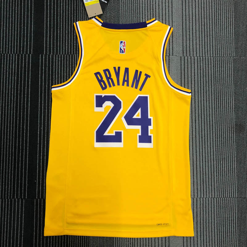 Regata Los Angeles Lakers Edição 75 anos Kobe Bryant 24 Amarela