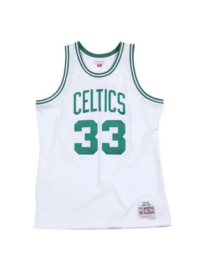 Regata  Boston Celtics Retrô Mitchell & Ness 85/86 Larry Bird Branca