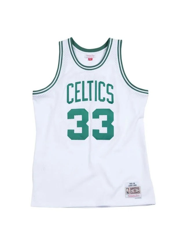 Regata  Boston Celtics Retrô Mitchell & Ness 85/86 Larry Bird Branca