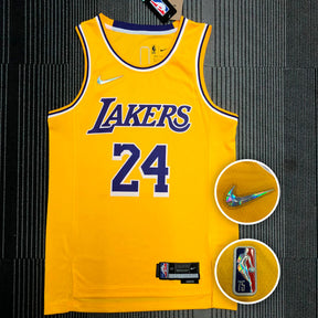 Regata Los Angeles Lakers Edição 75 anos Kobe Bryant 24 Amarela
