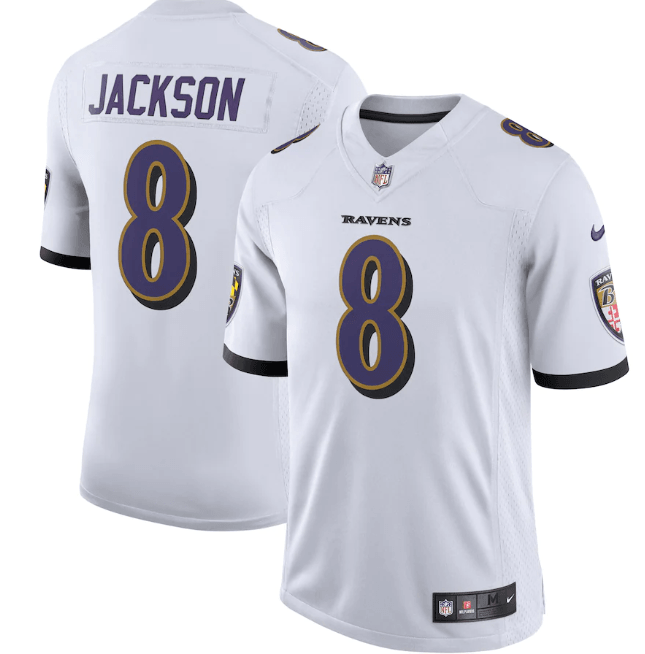 Camisa  Baltimore Ravens Vapor Limited Branca