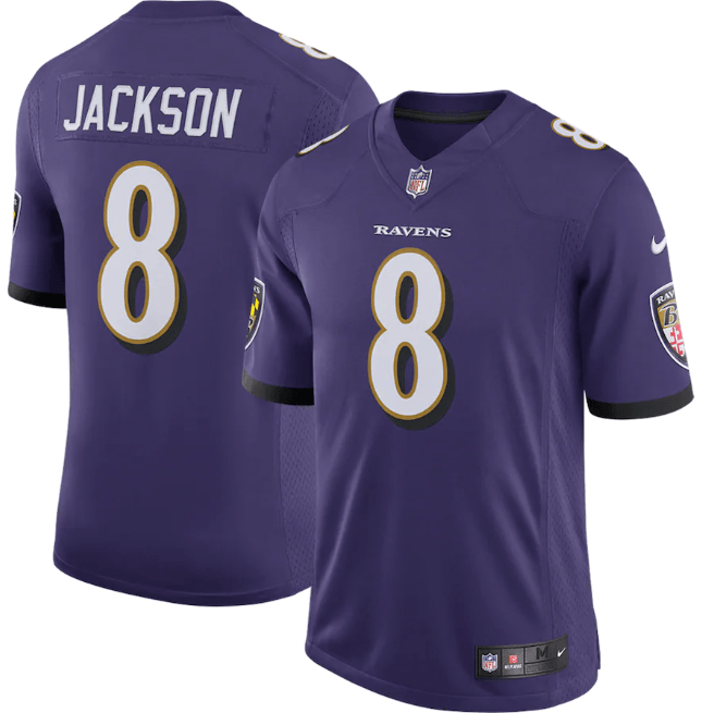 Camisa  Baltimore Ravens Vapor Limited Roxa