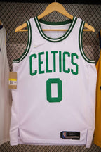 Regata  Boston Celtics Edição 75 anos 21/22 Jayson Tatum Branca