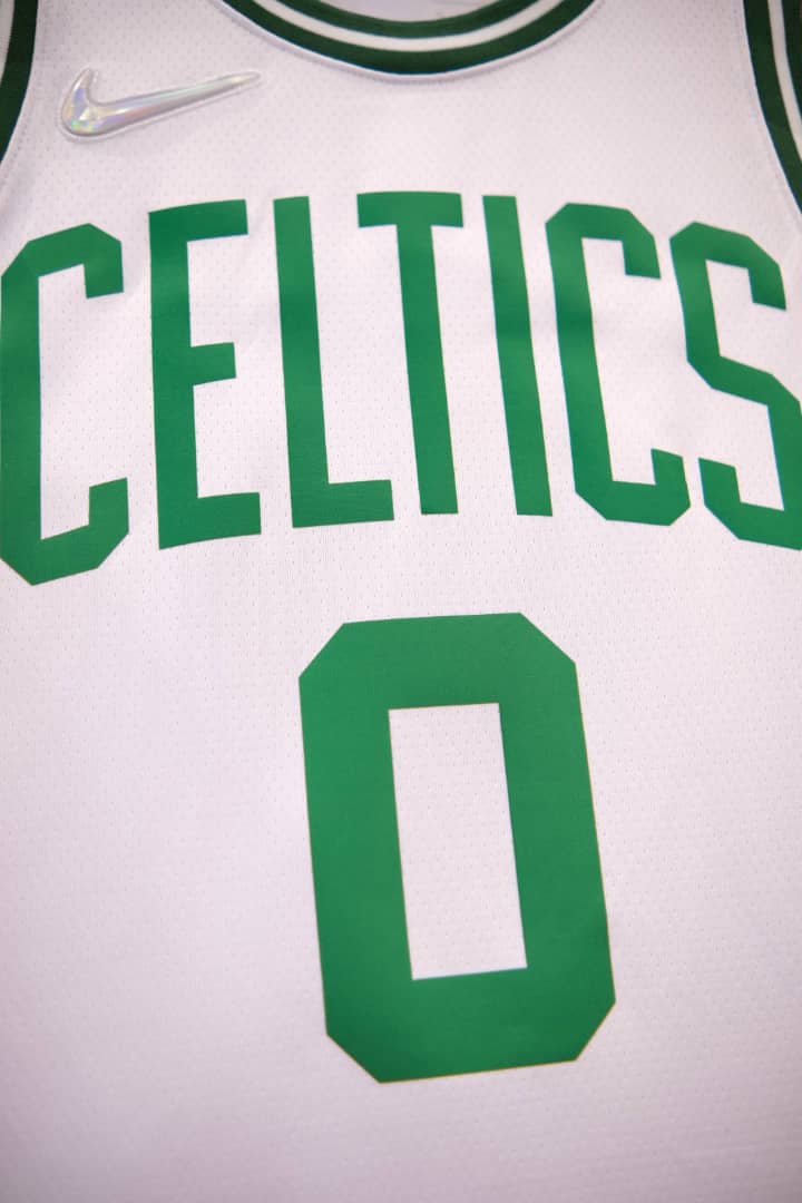 Regata  Boston Celtics Edição 75 anos 21/22 Jayson Tatum Branca